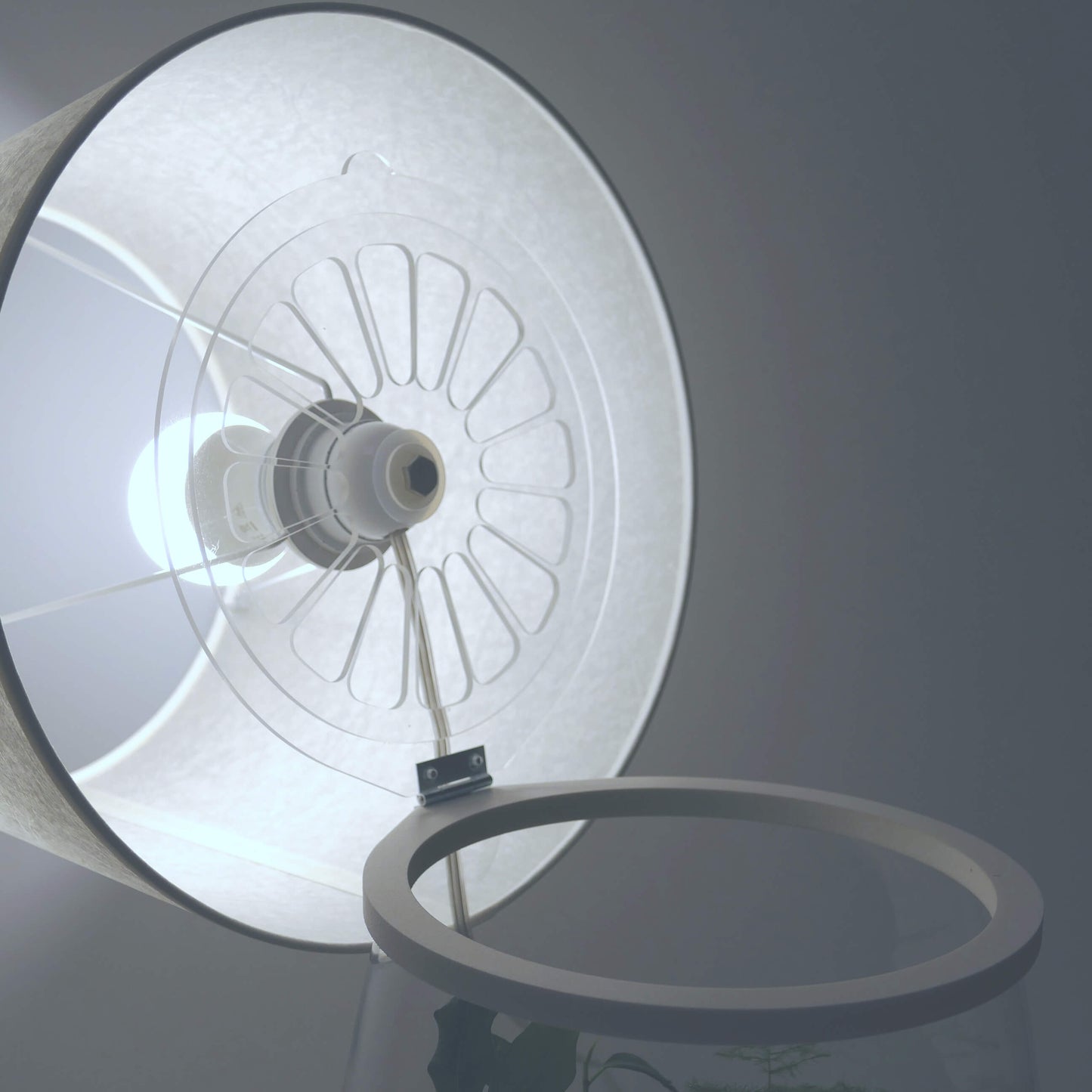 Lampe terrarium vase allongé XL