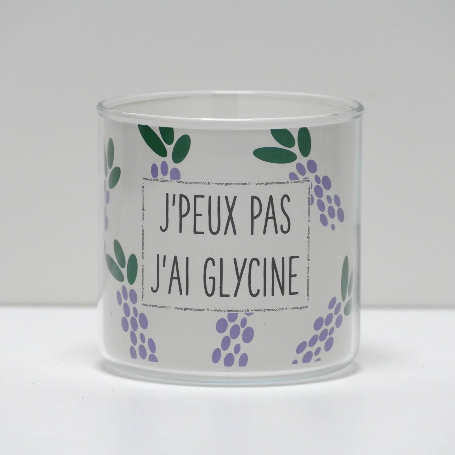 Pot J'peux pas j'ai glycine et sa plante
