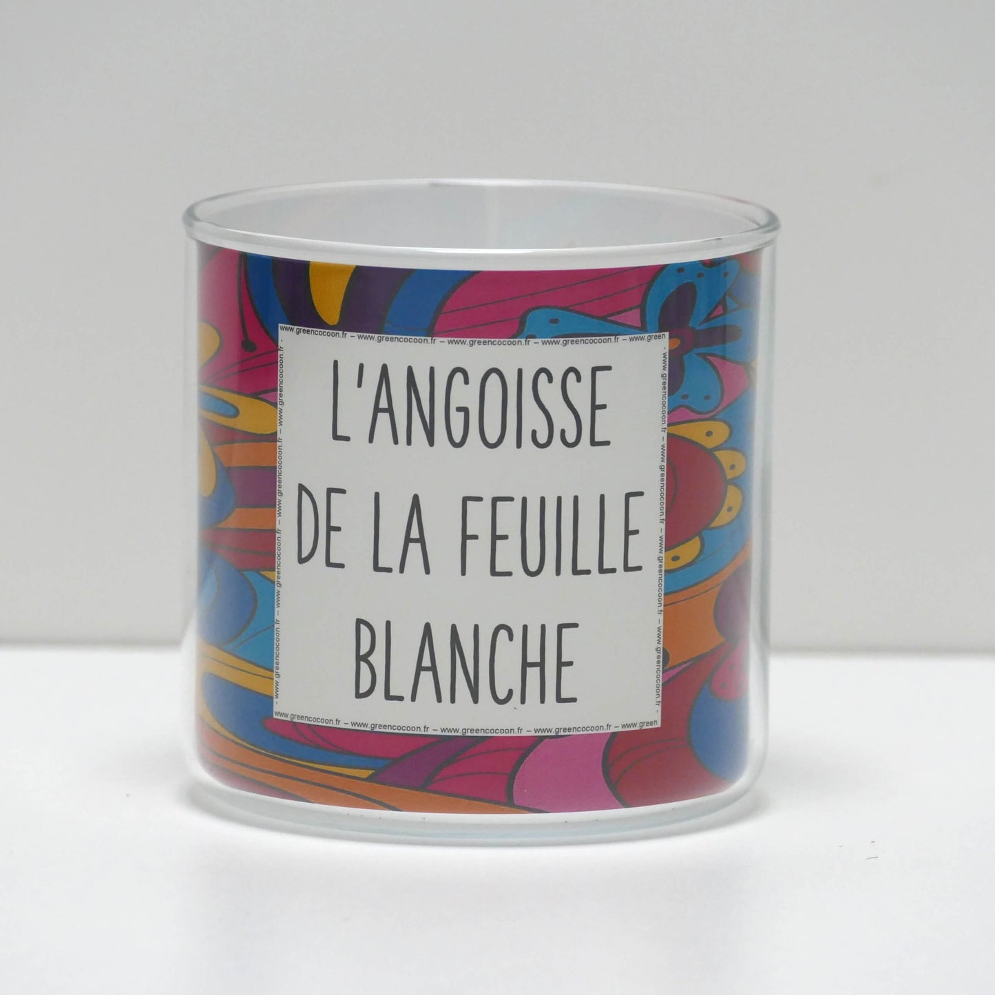 Pot L'angoisse de la feuille blanche et sa plante