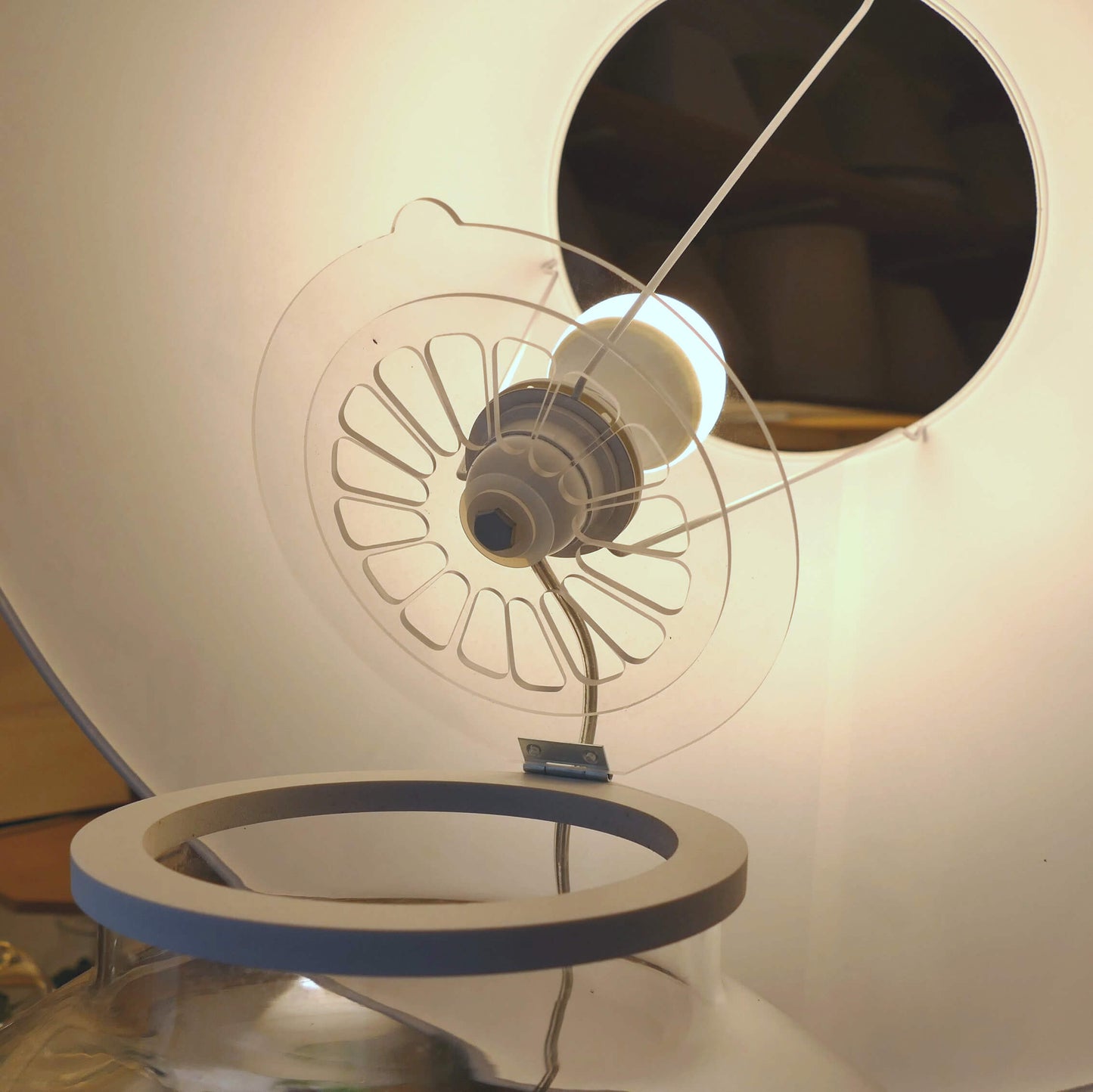 Lampe terrarium vase bonbonne XXL